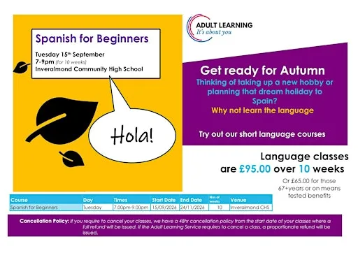 Spanish for Beginners (10 week course)