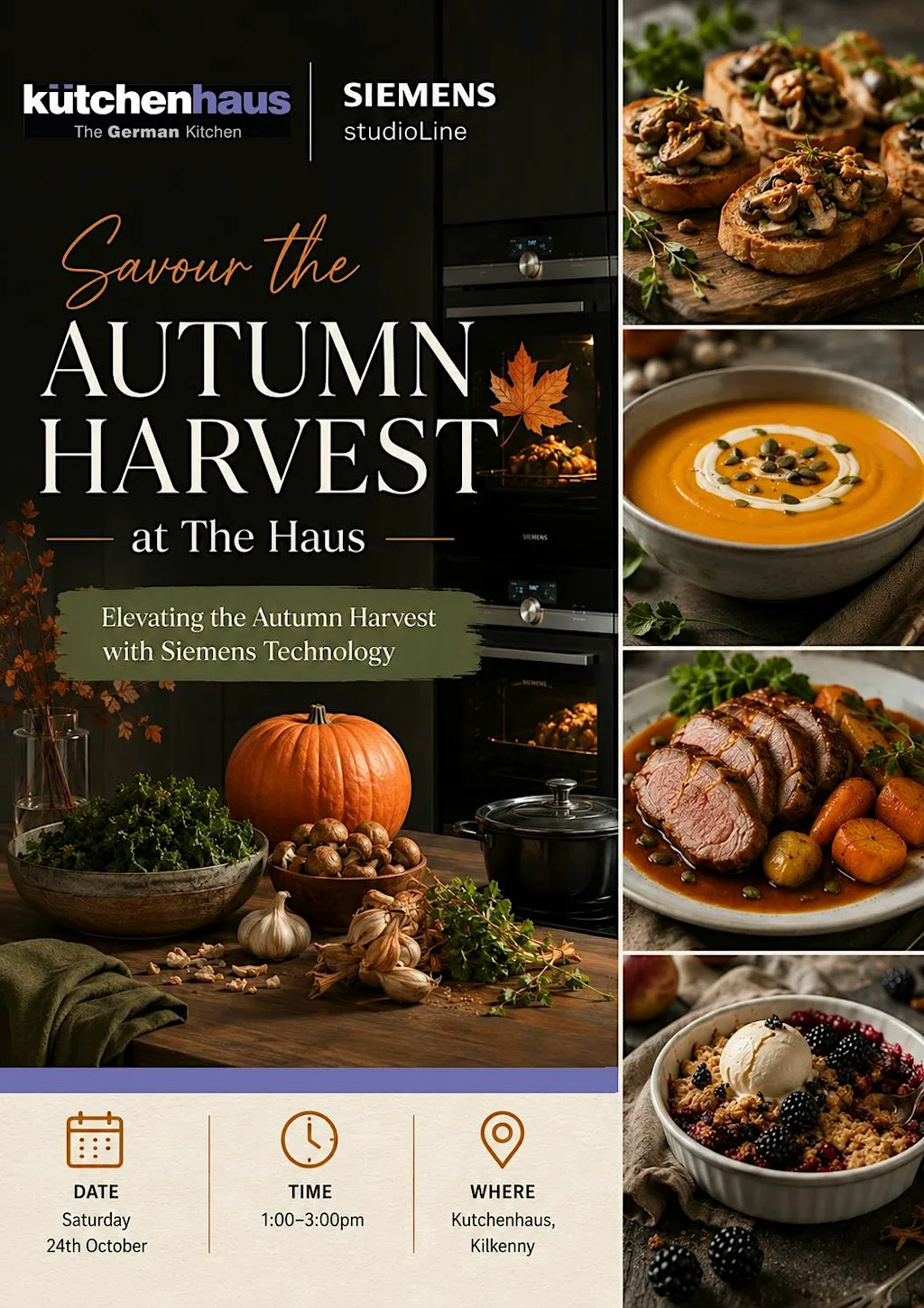Savour Autumn Harvest at The Haus