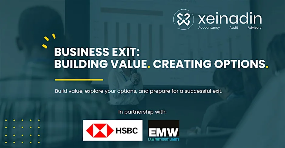Business Exit: Building Value. Creating Options. at ORIDA Hotels Maidstone