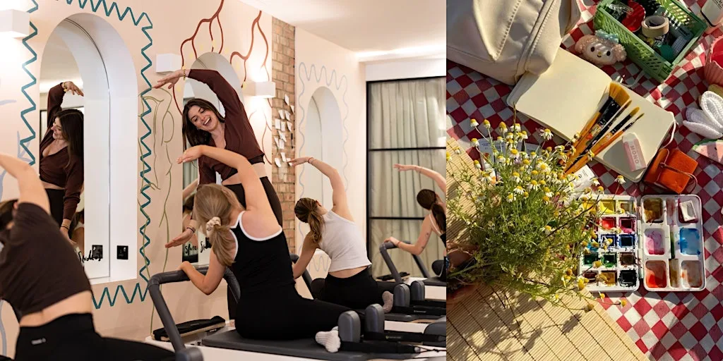 Pilates & Painting in the Park ☀️ at Blanc Space Studios Notting Hill