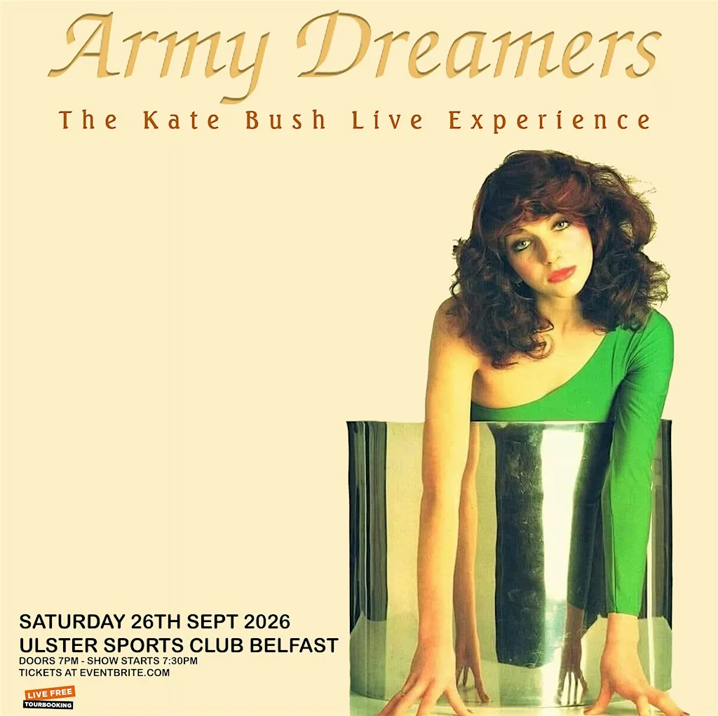 Army Dreamers / The Kate Bush experience at Ulster Sports Club Belfast 26/9