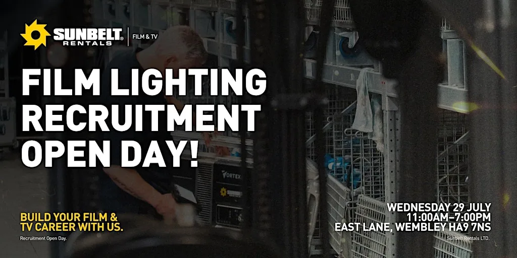 Film Lighting Recruitment Open Day – Sunbelt Rentals London