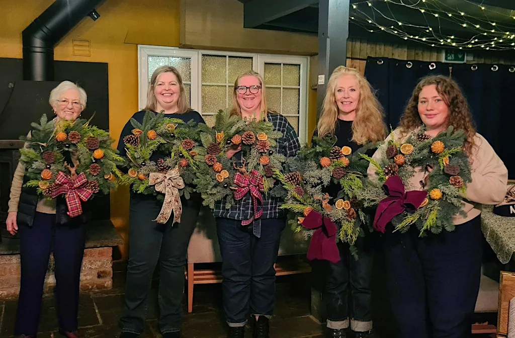 Fresh Christmas Wreath Workshop at Mount Pleasant Village Hall