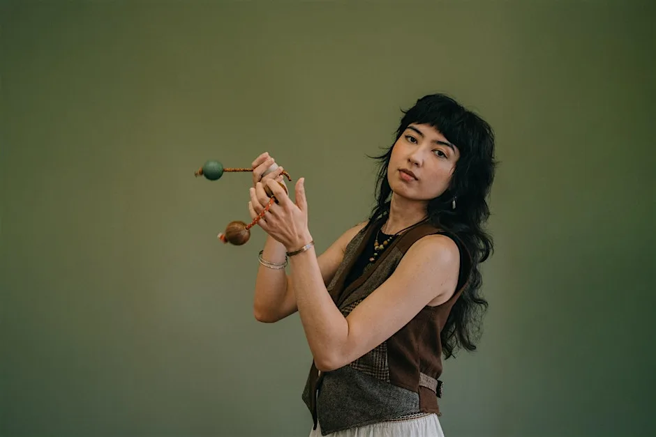 Asalato (cas cas shaker) percussion workshop with Mari Merenda [Brighton] at 42A Providence Pl