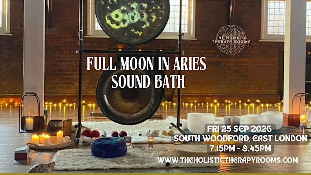 Full Moon in Aries Sound Bath - The Harvest Moon at Woodford Memorial Hall