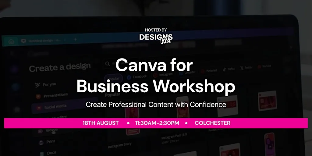 Canva for Business Workshop | Create Professional Content with Confidence at Princess Charlotte