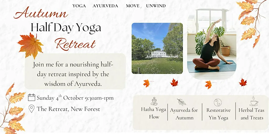 Rooted: Autumn Half Day Yoga Retreat at The Retreat New Forest