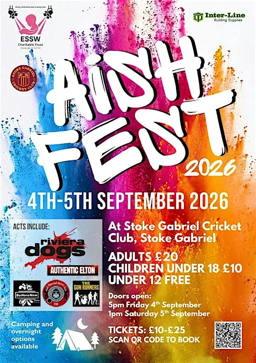 Aish Fest Music Fest 4-5th Sept '26 (choose 1 or 2 days) - **SALE NOW ON**