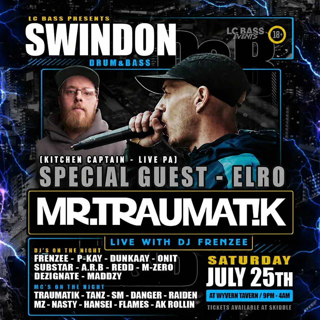 Mr Traumatik UK TOUR ft ELRO at The Wyvern Tavern