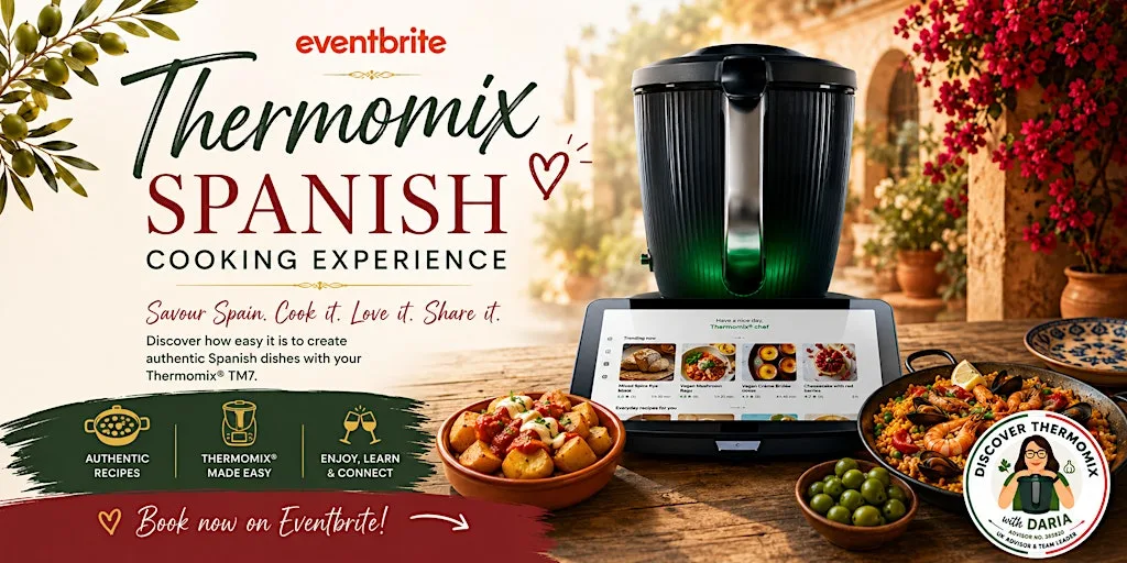 Spanish Fiesta with Thermomix® – Cook, Connect & Dine! at Thermomix Branch Newport indoor market