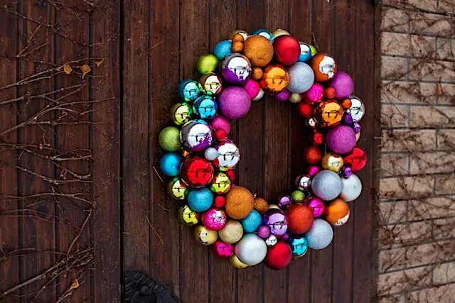 Recycle & Renew | Christmas Bauble Wreath Workshop at Annesley Woodhouse