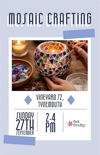 Mosaic crafting at Vineyard 72