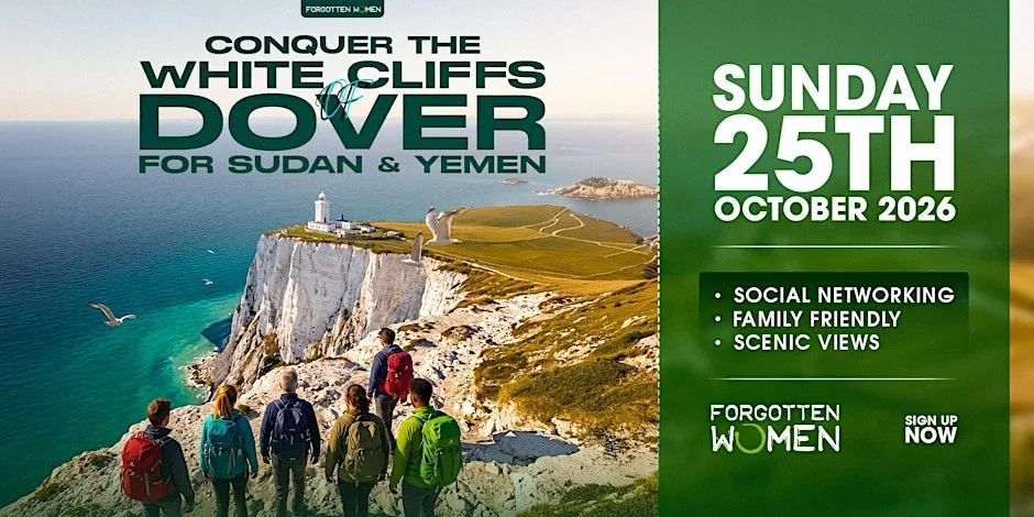 Dover Coastal Hike for Yemen & Sudan 16th August 2026.