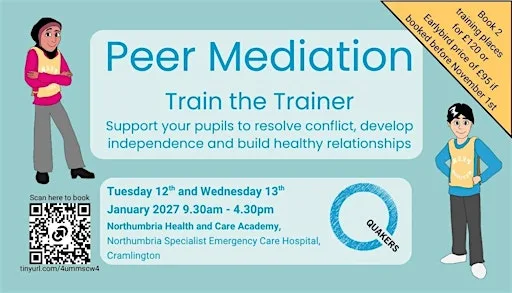 Peer Mediation Train the Trainer (Primary) Northumbria at Northumbria Health and Care Academy