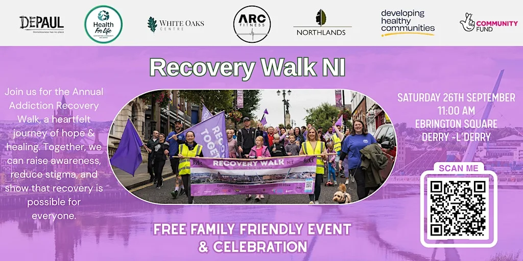 Recovery Walk NI 2026 at Ebrington Square