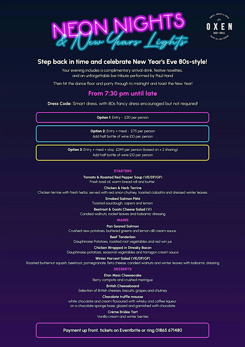 Neon Nights and New Year Lights at Courtyard by Marriott Oxford South