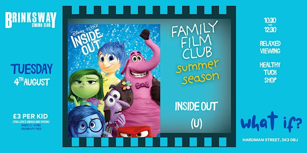 Family Film Club - INSIDE OUT (U)
