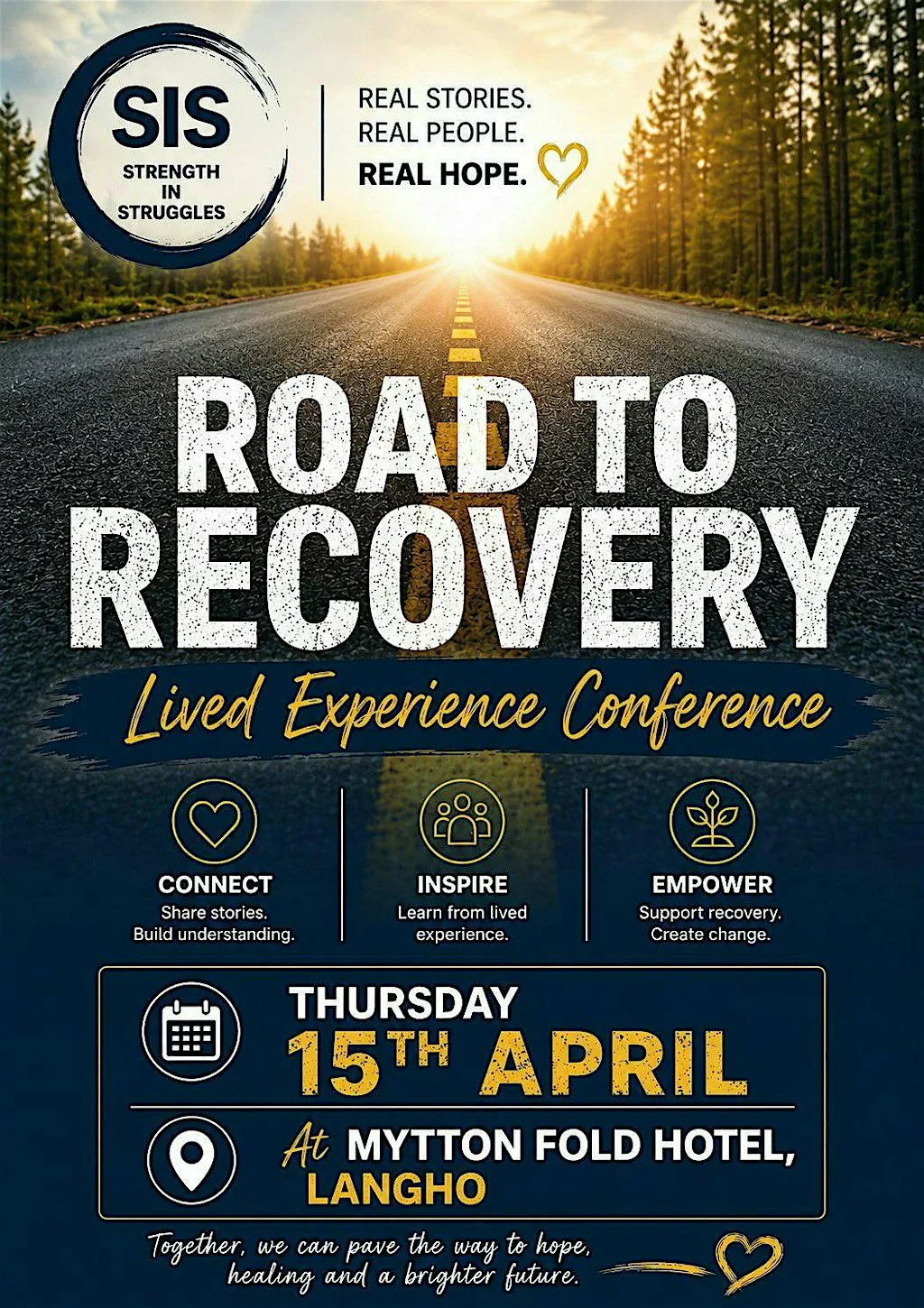 Road To Recovery Conference 2027 at Mytton Fold Hotel
