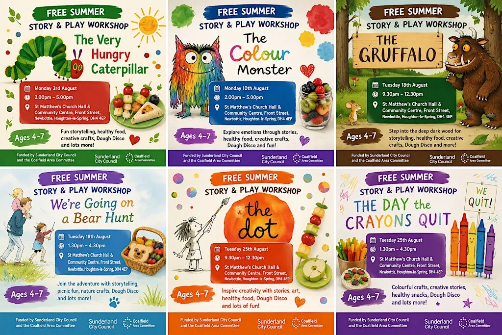FREE Summer Story & Play Workshop - The Very Hungry Caterpillar at St Matthew's Church Hall