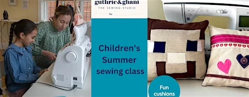 Summer holiday sewing class -fun cushions