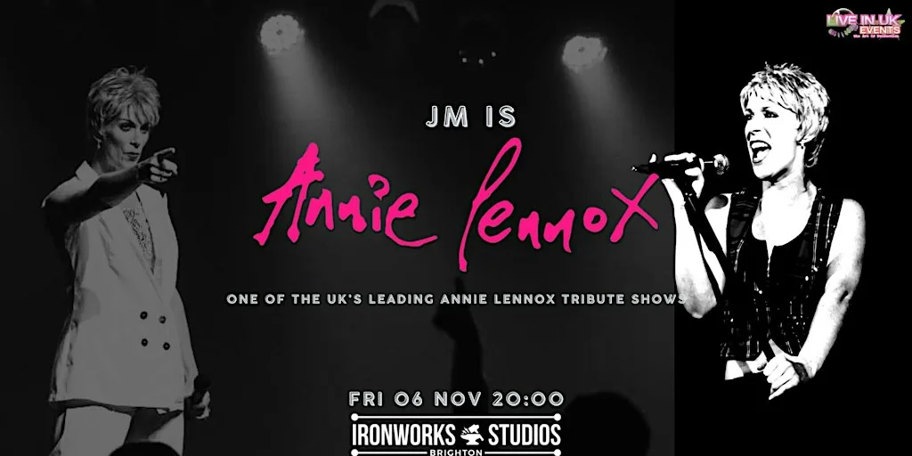 ANNIE LENNOX (1 of UKs premier tribute acts in concert) at Ironworks Studios
