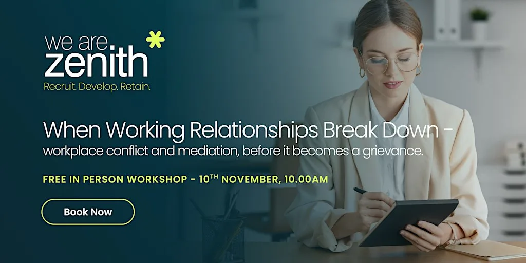 When Working Relationships Break Down at We Are Zenith