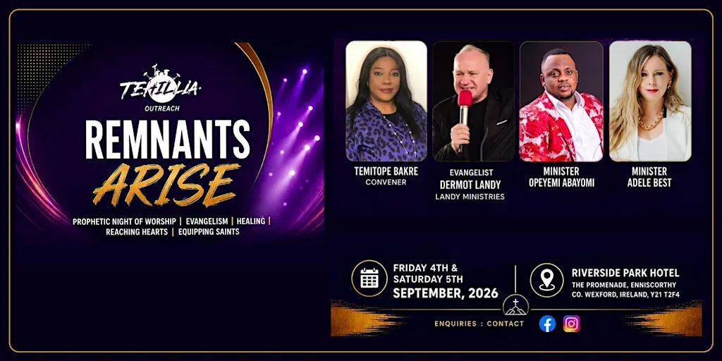Tehilla Outreach 2026 : Remnants Arise at Riverside Park Hotel & Leisure Club
