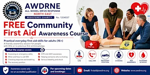 Community First Aid Awareness Course at North Shields Library