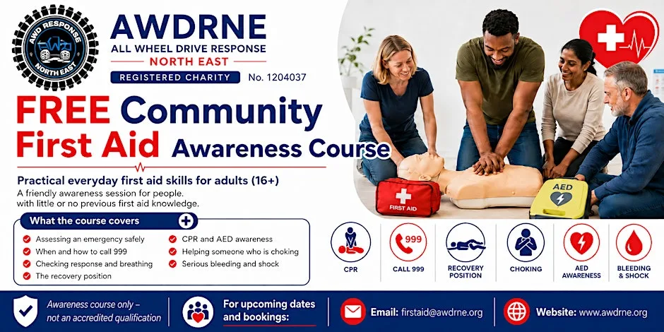 Community First Aid Awareness Course at North Shields Library
