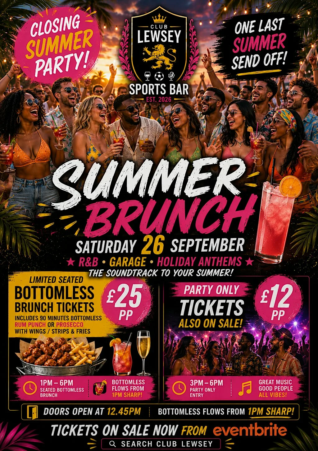 Club Lewsey- End of Summer Brunch