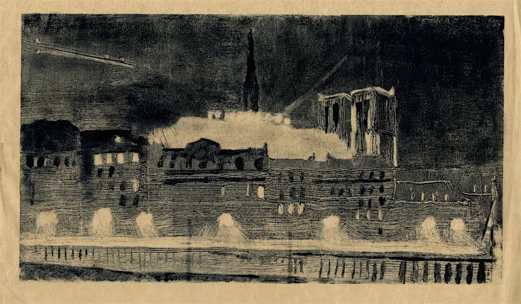 Axelle Ponsonnet: Drawing Notre Dame