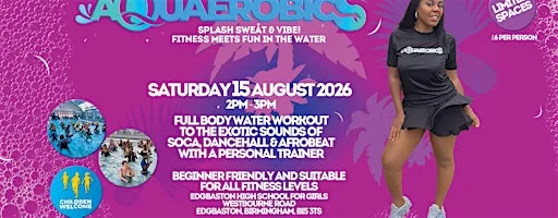 Aquaerobics Splash, Sweat & Vibe SOLD OUT!!