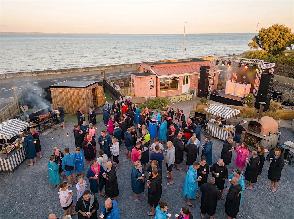 The Dryrobe Ball at Rise at the cove