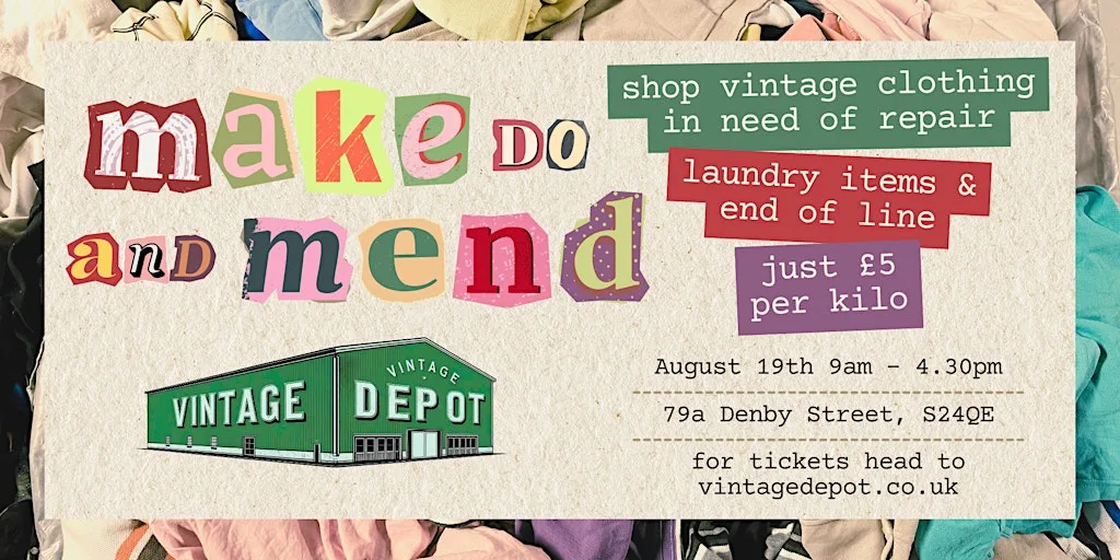 Make Do and Mend! Source Vintage Clothing for Reworking & Craft Projects! at Our Vintage Depot