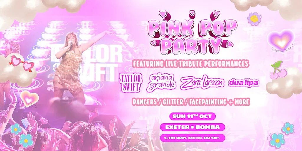 The Pink Pop Party - Exeter at Bomba