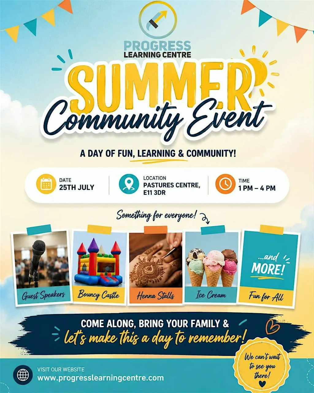 PLC Leyton | Community Summer Event at The Pastures Youth Centre