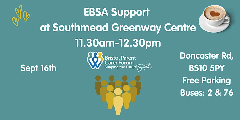 Coffee Morning | EBSA Support | North Bristol at Greenway Centre