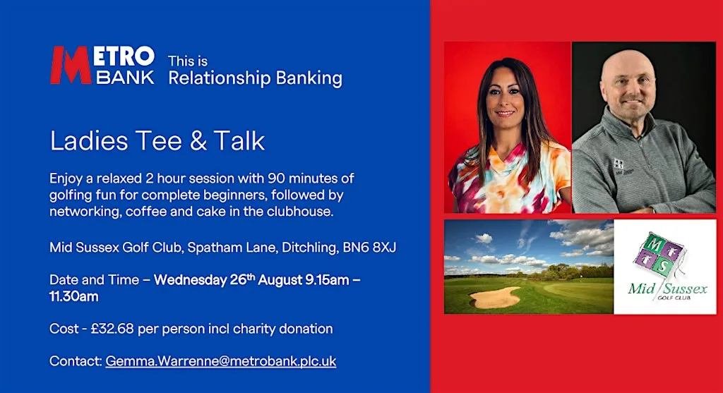 Metro Bank Ladies Tee and Talk at Mid Sussex Golf Club