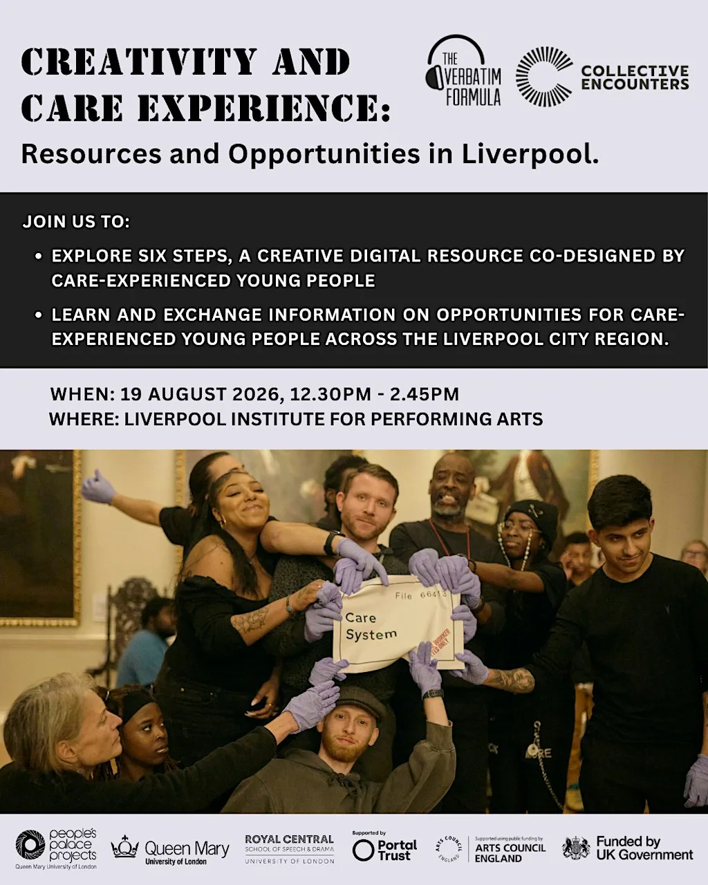 Creativity and Care Experience: Resources and Opportunities - Liverpool
