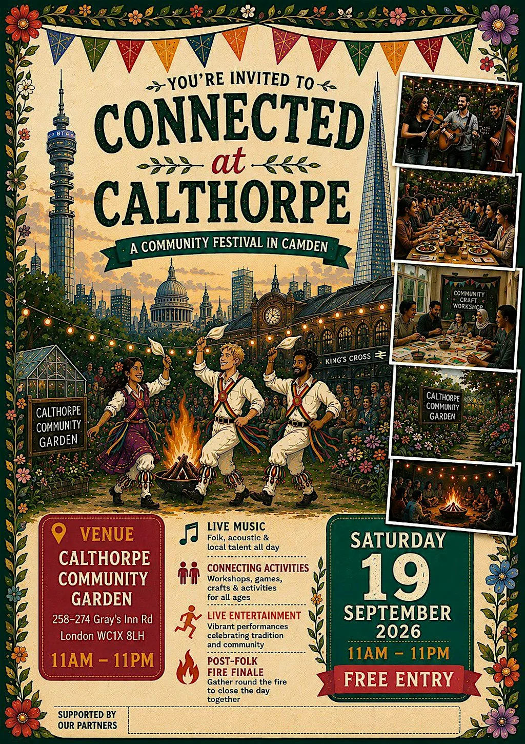 Connected in Calthorpe - A Community Festival in Camden