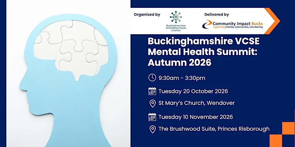 Buckinghamshire VCSE Mental Health Summit Autumn 2026: Day 1 at St Mary’s Church