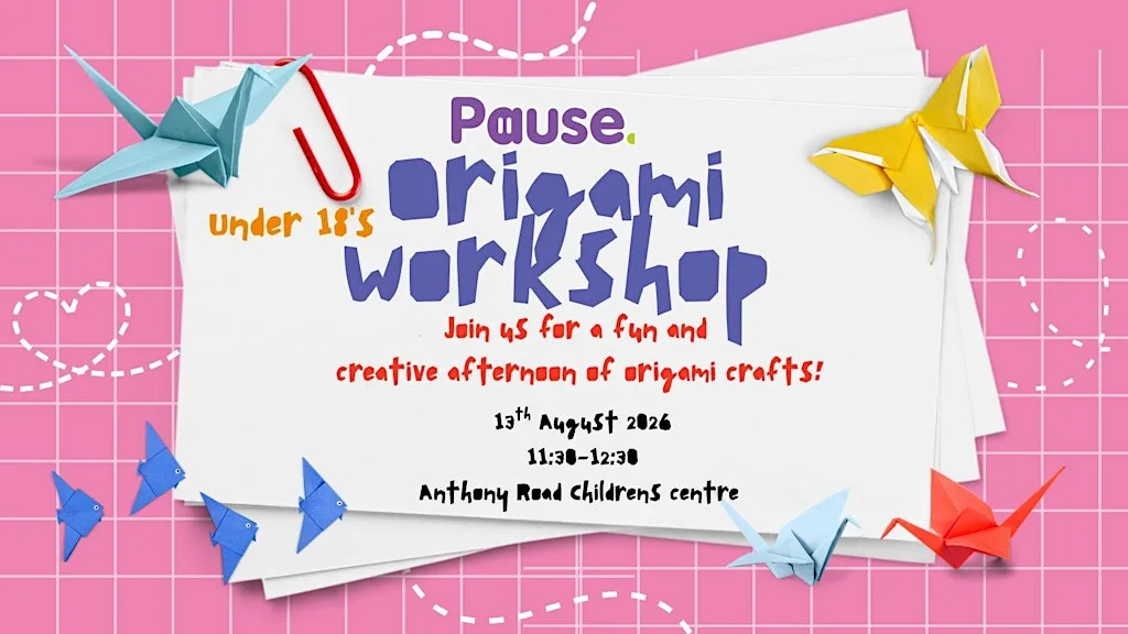 Pause creative origami workshop