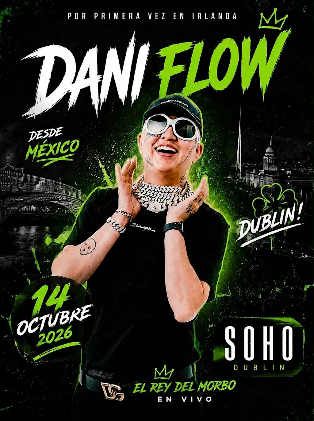 THE BEST REGGAETON IN DUBLIN DANI FLOW at Soho Dublin