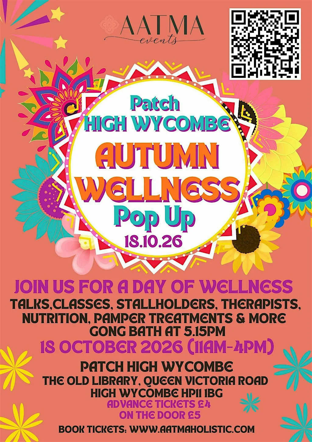 Autumn Wellness Pop Up at Patch High Wycombe at Patch High Wycombe
