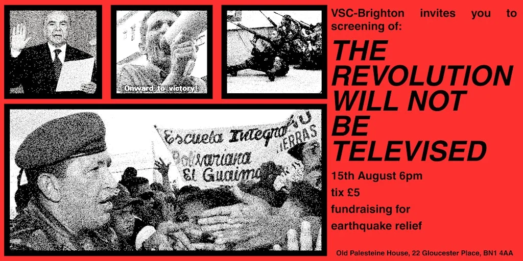 Film Screening Fundraiser for Venezuela! at Old Palesteine House