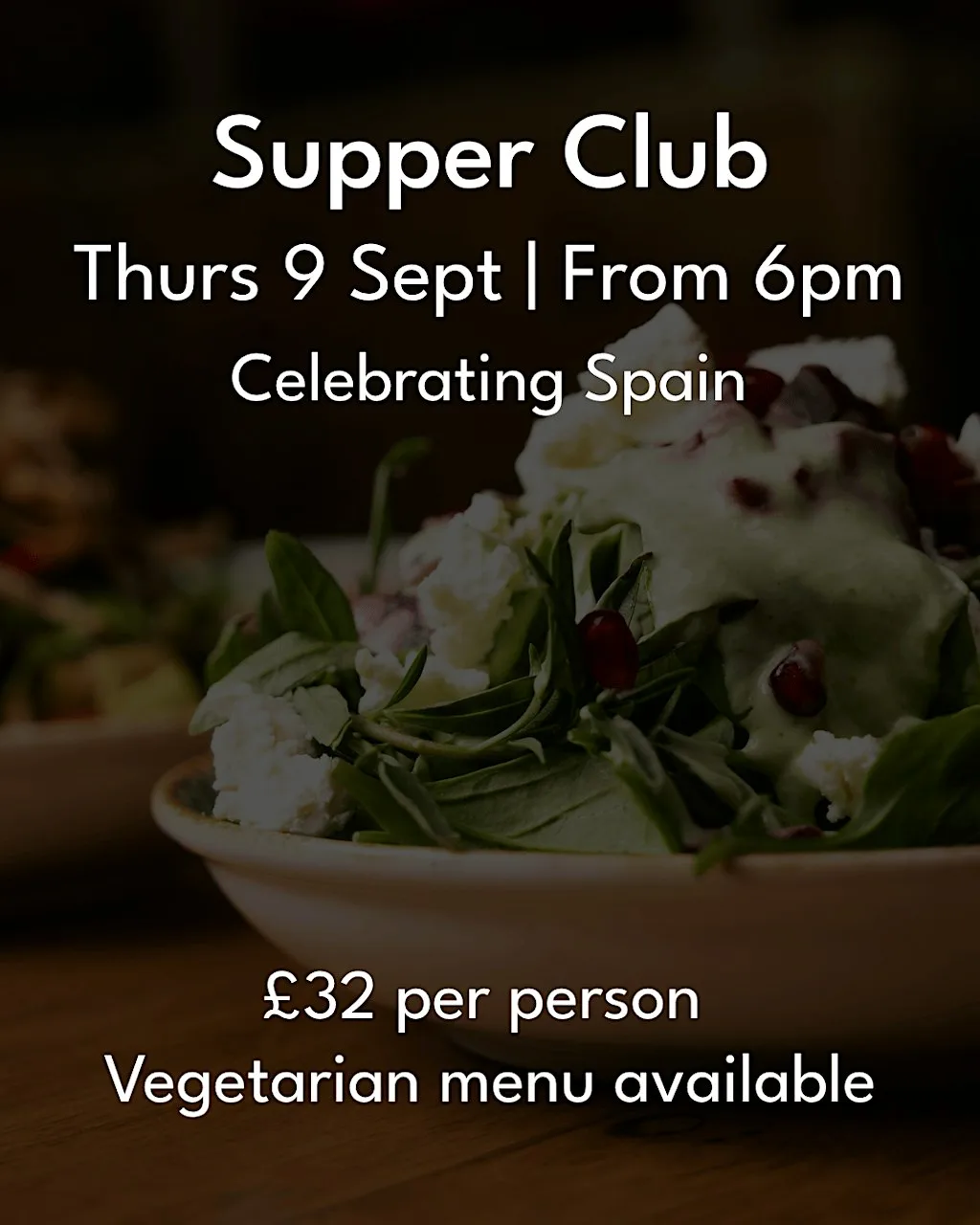 Supper Club at Flynn’s - September 26 (Spain) at Flynn's Delicatessen