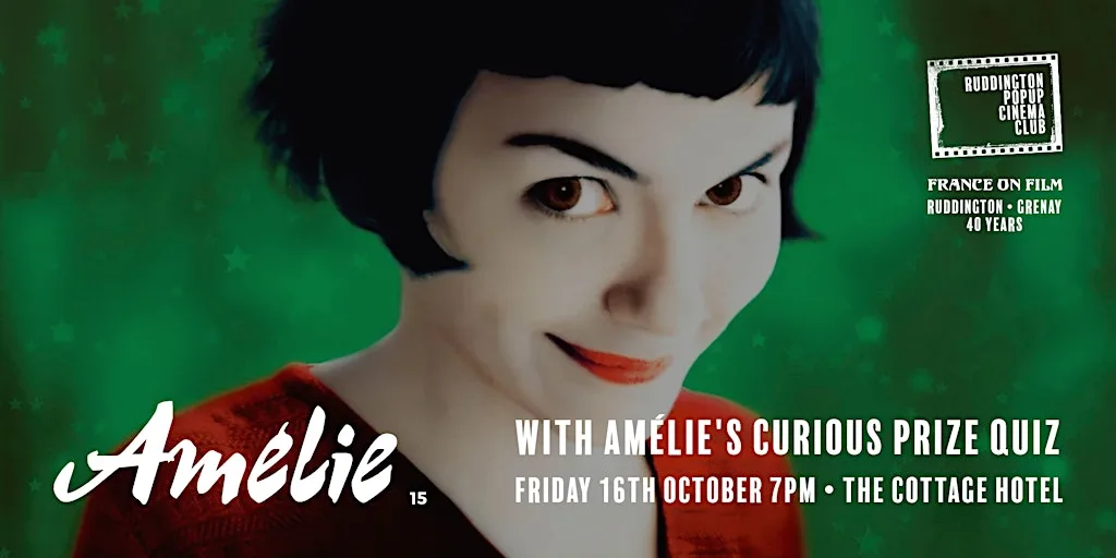 Ruddington Popup Cinema Club presents Amélie