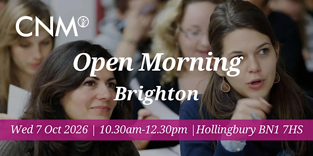 CNM Brighton Free Open Morning - Wednesday 7 October 2026