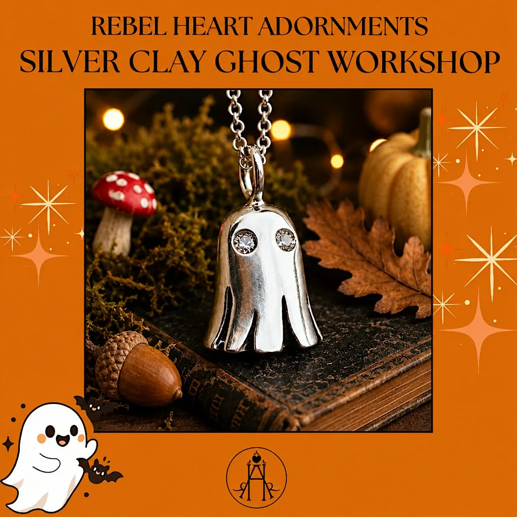 Silver Clay Ghost Pendant Workshop at Brick Works Studios