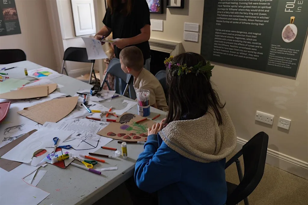 Shield Making at Provan Hall at Provan Hall